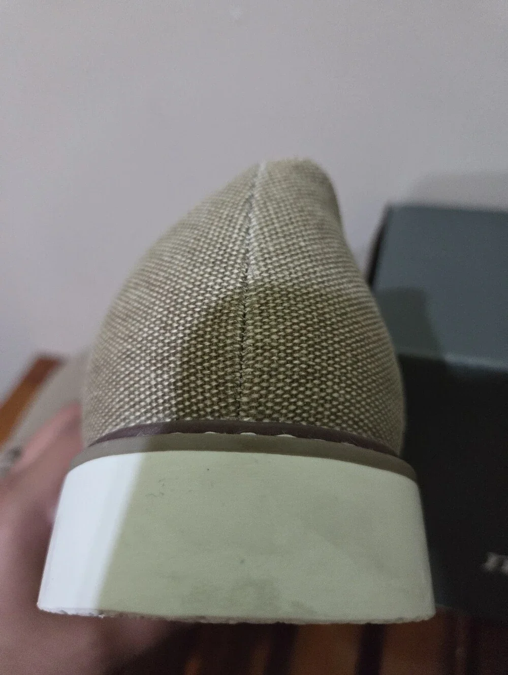 Mutual Weave Men's Porter Sand Canvas Derby Shoes Size 9.5